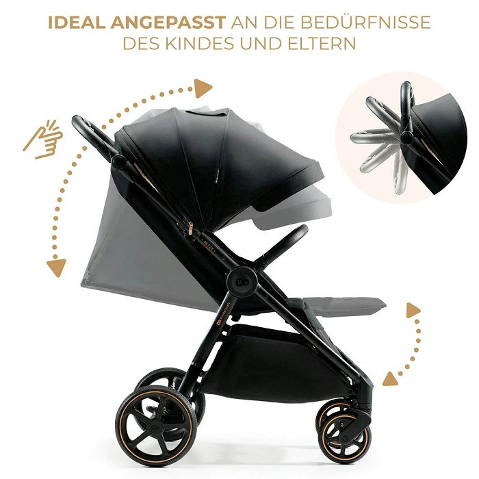 Kinderkraft Mitzy Ink Black Buggy