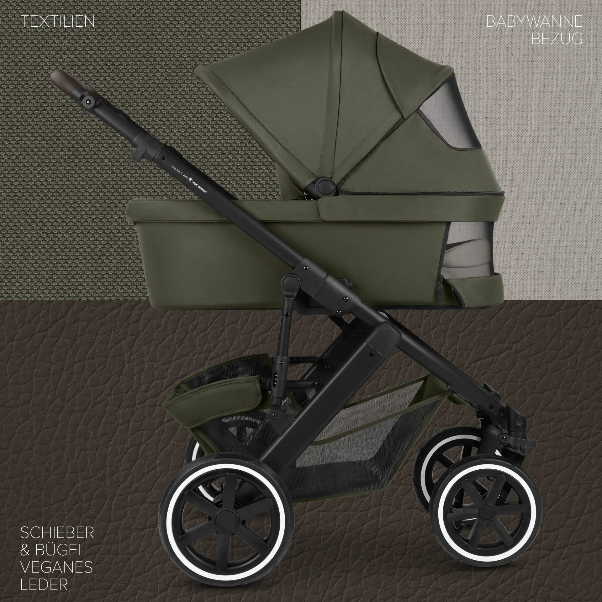 ABC Design Salsa 5 Air avocado - Kinderwagen