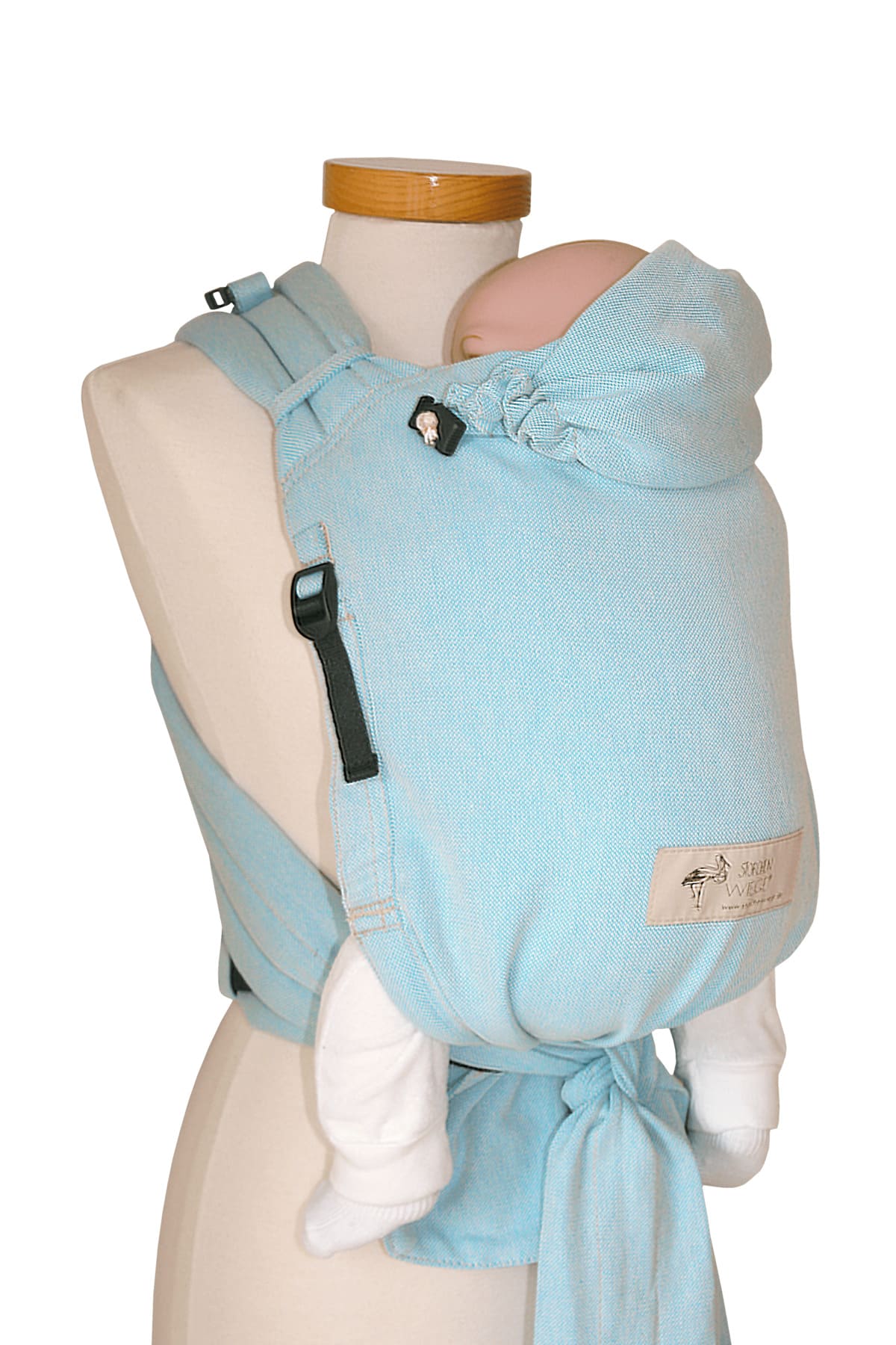 Storchenwiege Baby Carrier – aqua – Storchenwiege Baby Carrier aqua bei babybrands.de kaufen ✓ sicher, einfach & bequem online bestellen ✓