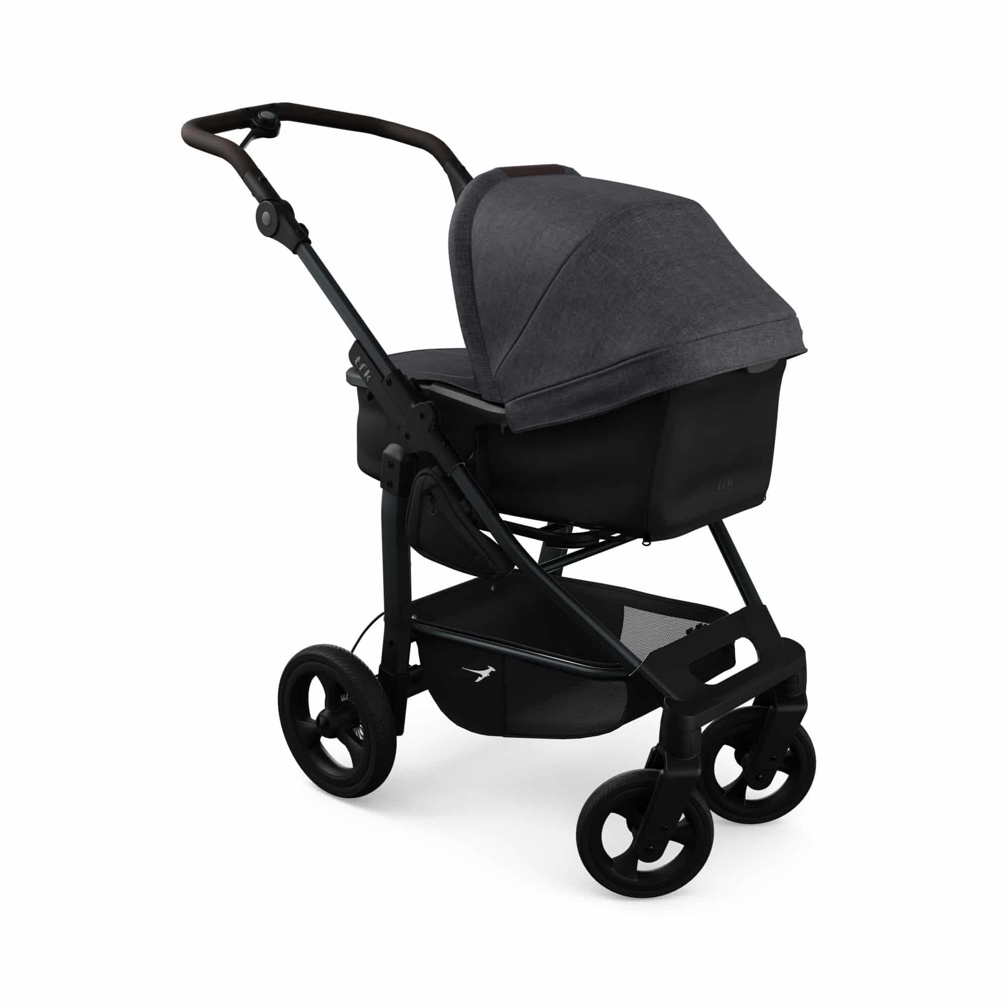 TFK Mono 4 Kombikinderwagen Luftkammer Radset - Premium schwarz