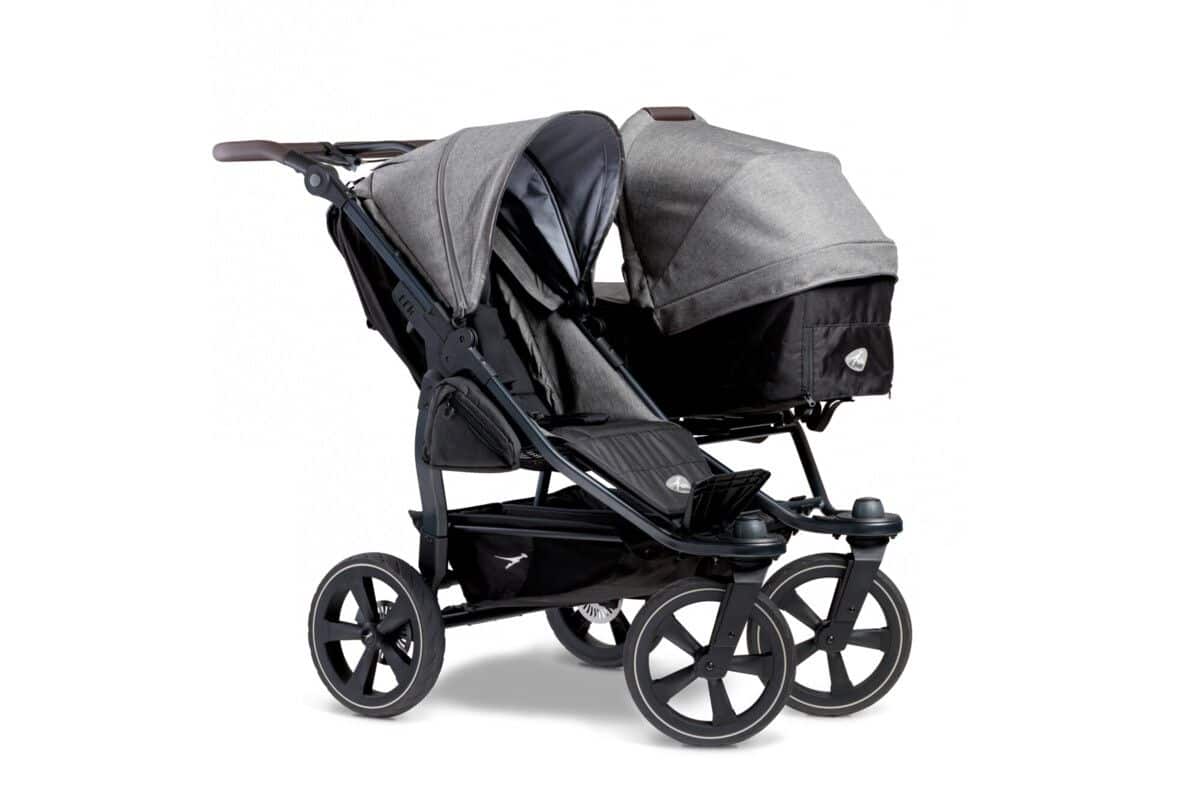 TFK duo 2 Geschwisterwagen Luftkammerräder – Premium Grau – TFK duo 2 Geschwisterwagen Luftkammerräder Premium Grau bei babybrands.de kaufen ✓ sicher, einfach & bequem online bestellen ✓