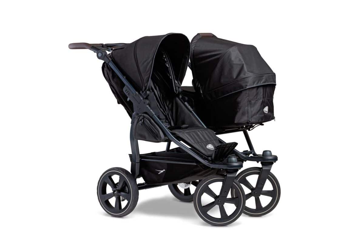 TFK duo 2 Geschwisterwagen Luftkammerräder – Schwarz – TFK duo 2 Geschwisterwagen Luftkammerräder Schwarz bei babybrands.de kaufen ✓ sicher, einfach & bequem online bestellen ✓