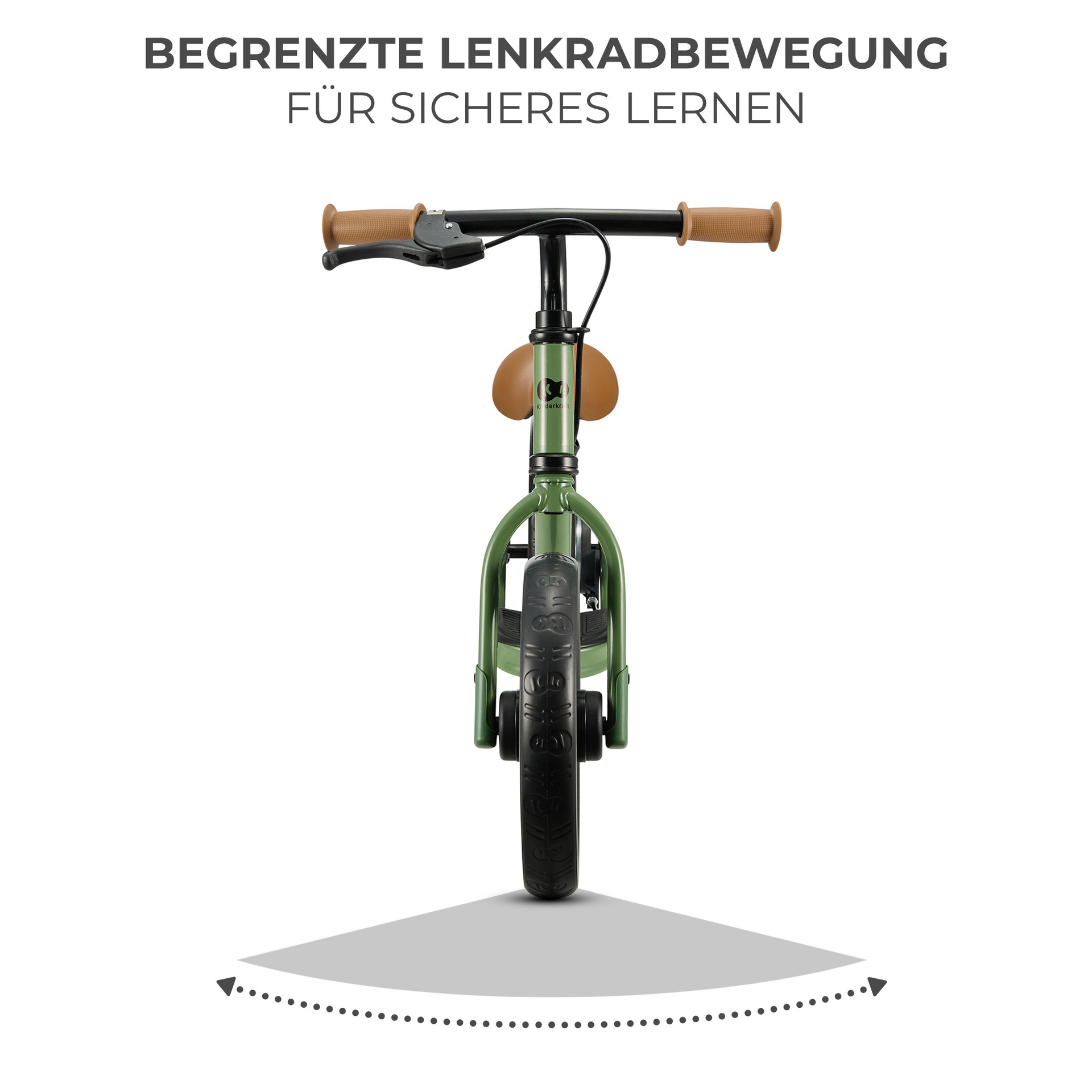 Kinderkraft Balance Bike SPACE Light Green - Laufrad 