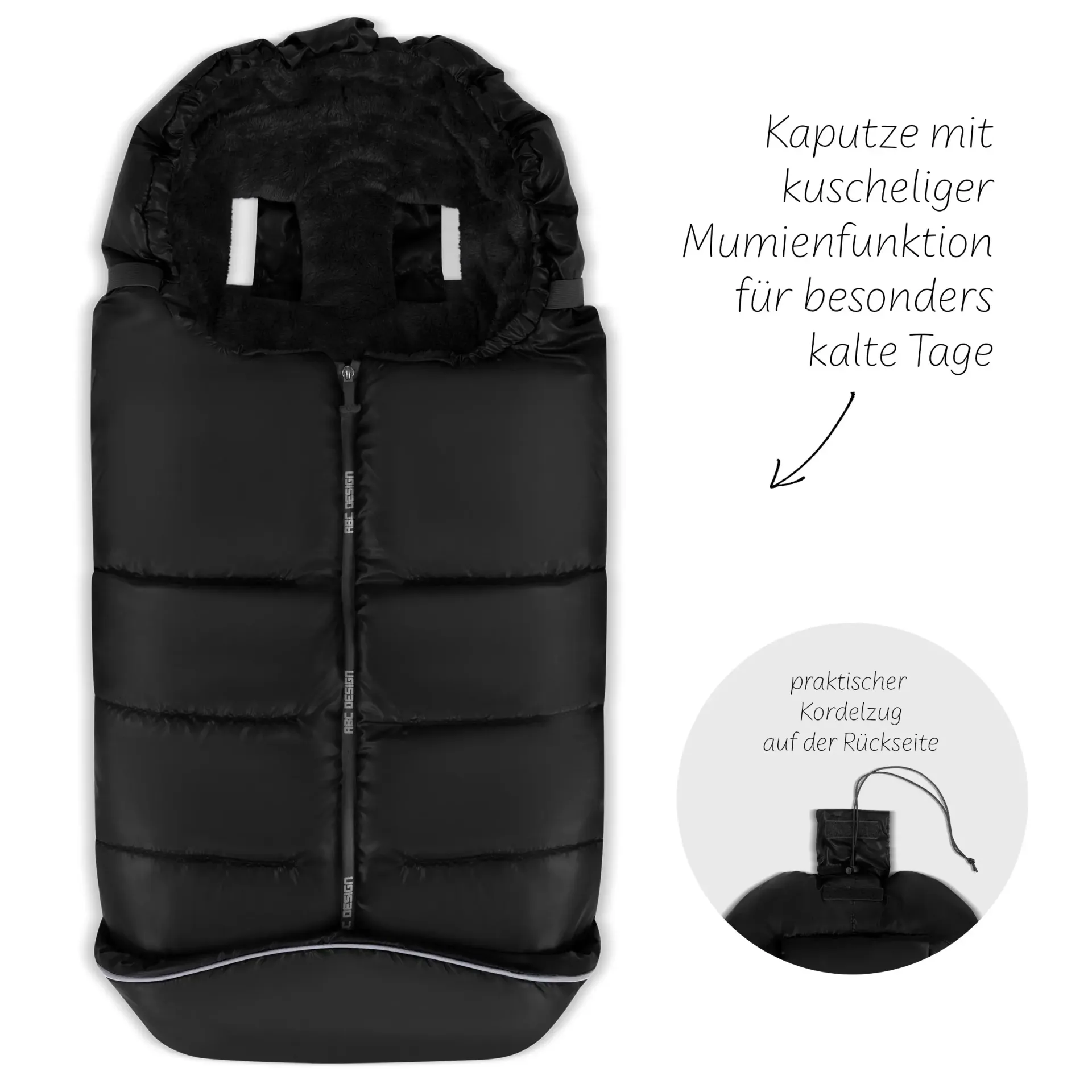 ABC Design Winterfußsack black