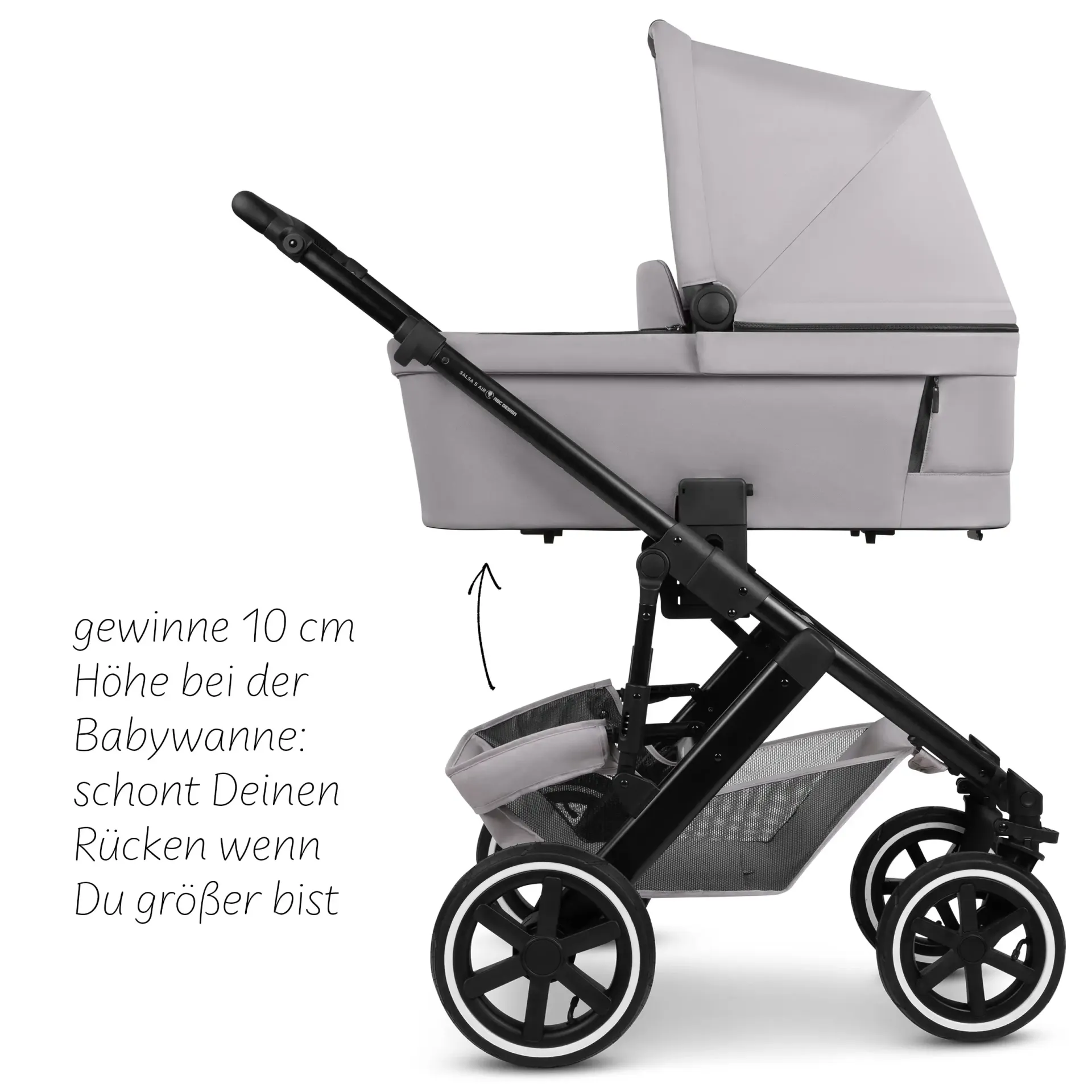 höhenverstellbarer kinderwagen 