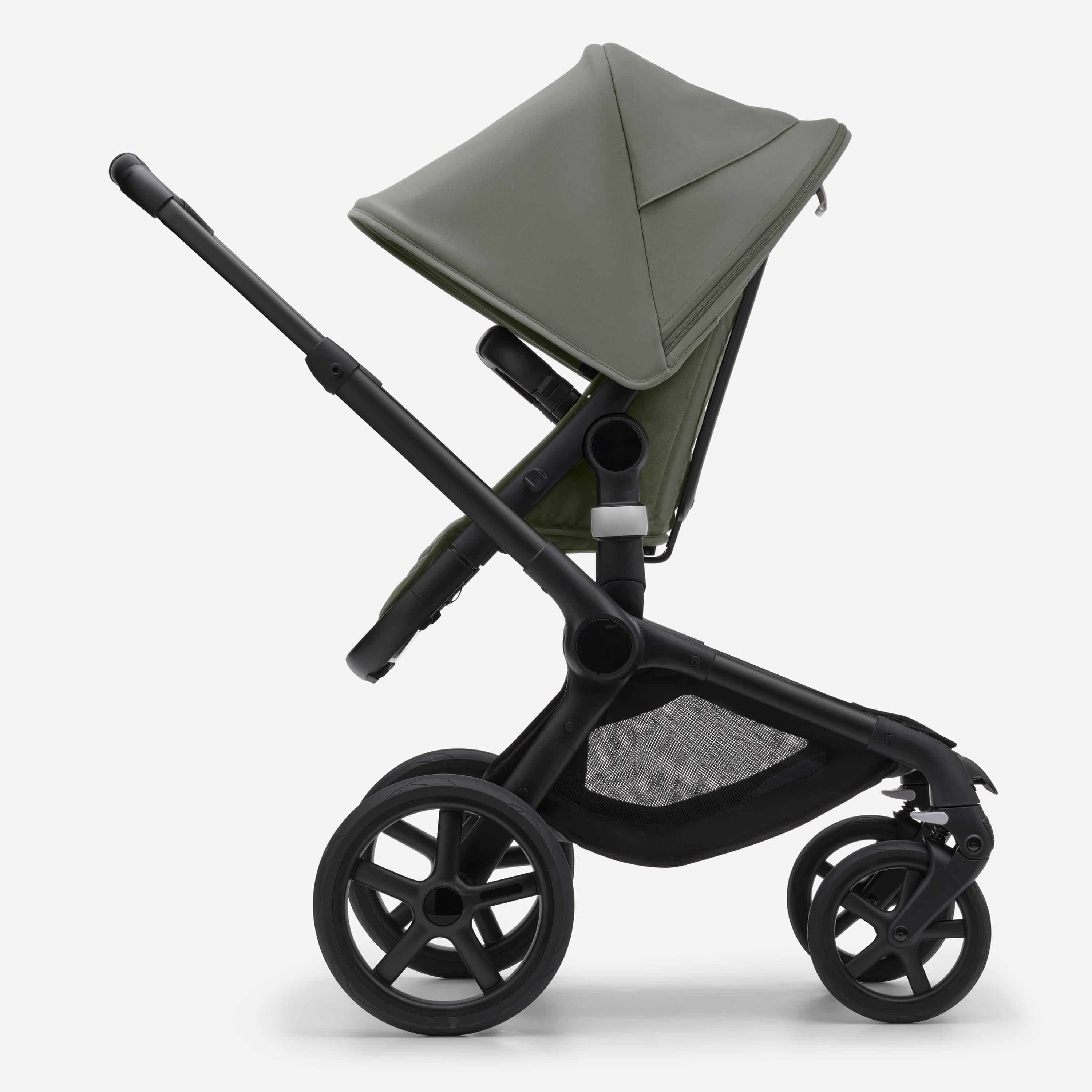 Bugaboo Fox5 Kombikinderwagen schwarz/ waldgrün