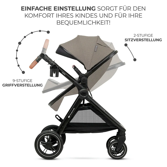 Kinderkraft Kombikinderwagen 3in1 ESME Beige