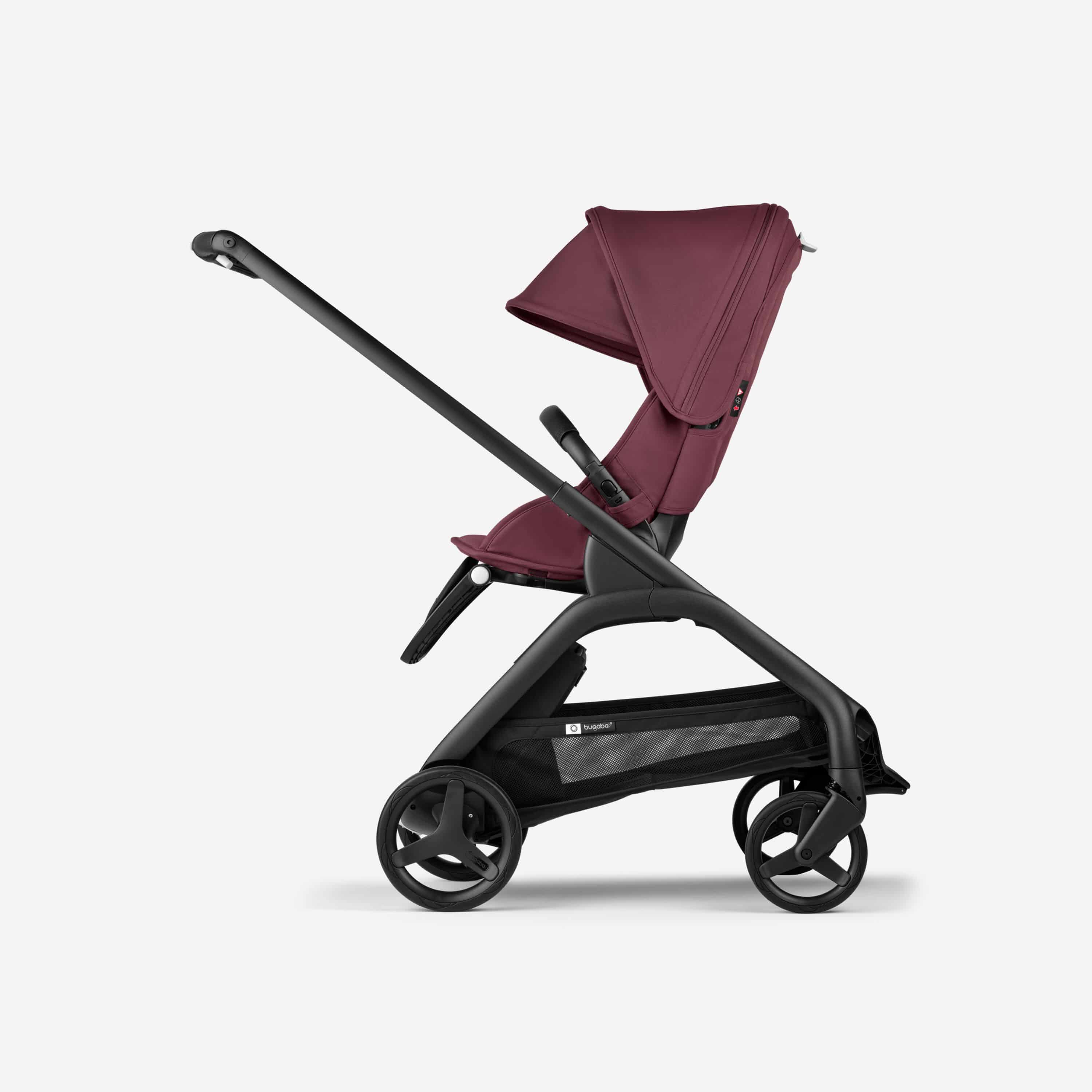 Bugaboo Dragonfly Kinderwagen dunkles kirschrot