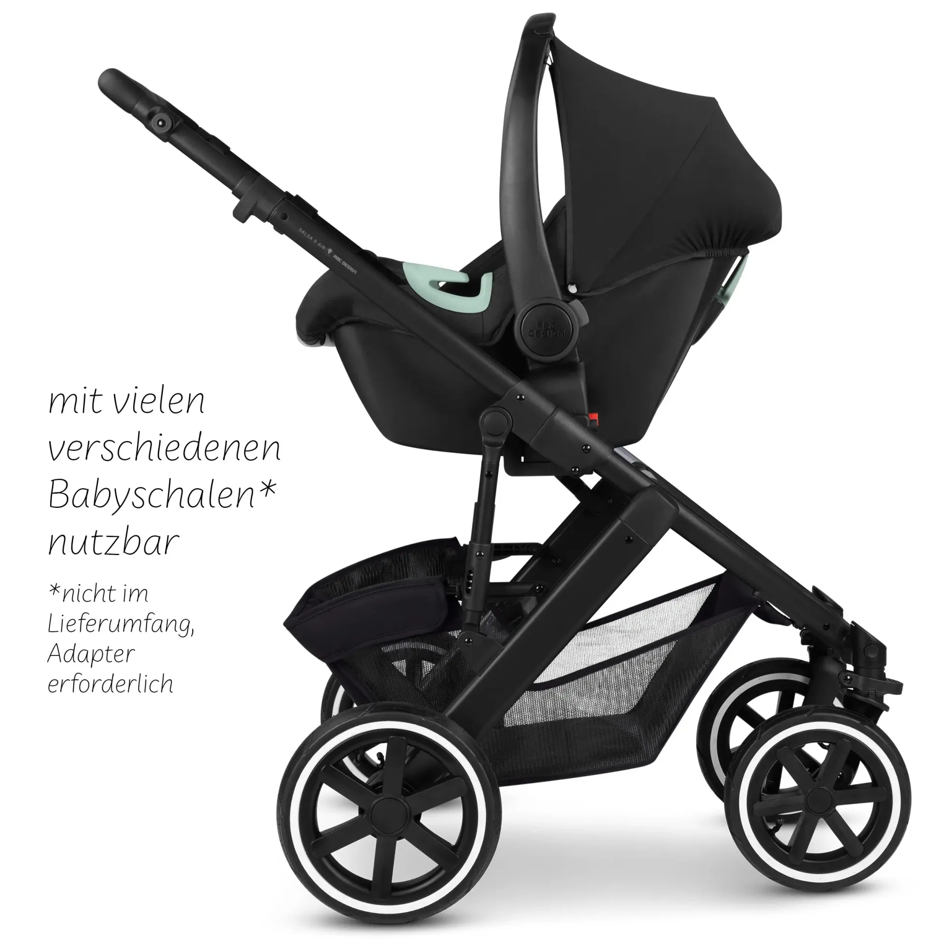 ABC Design Salsa 5 Air coal - Kinderwagen