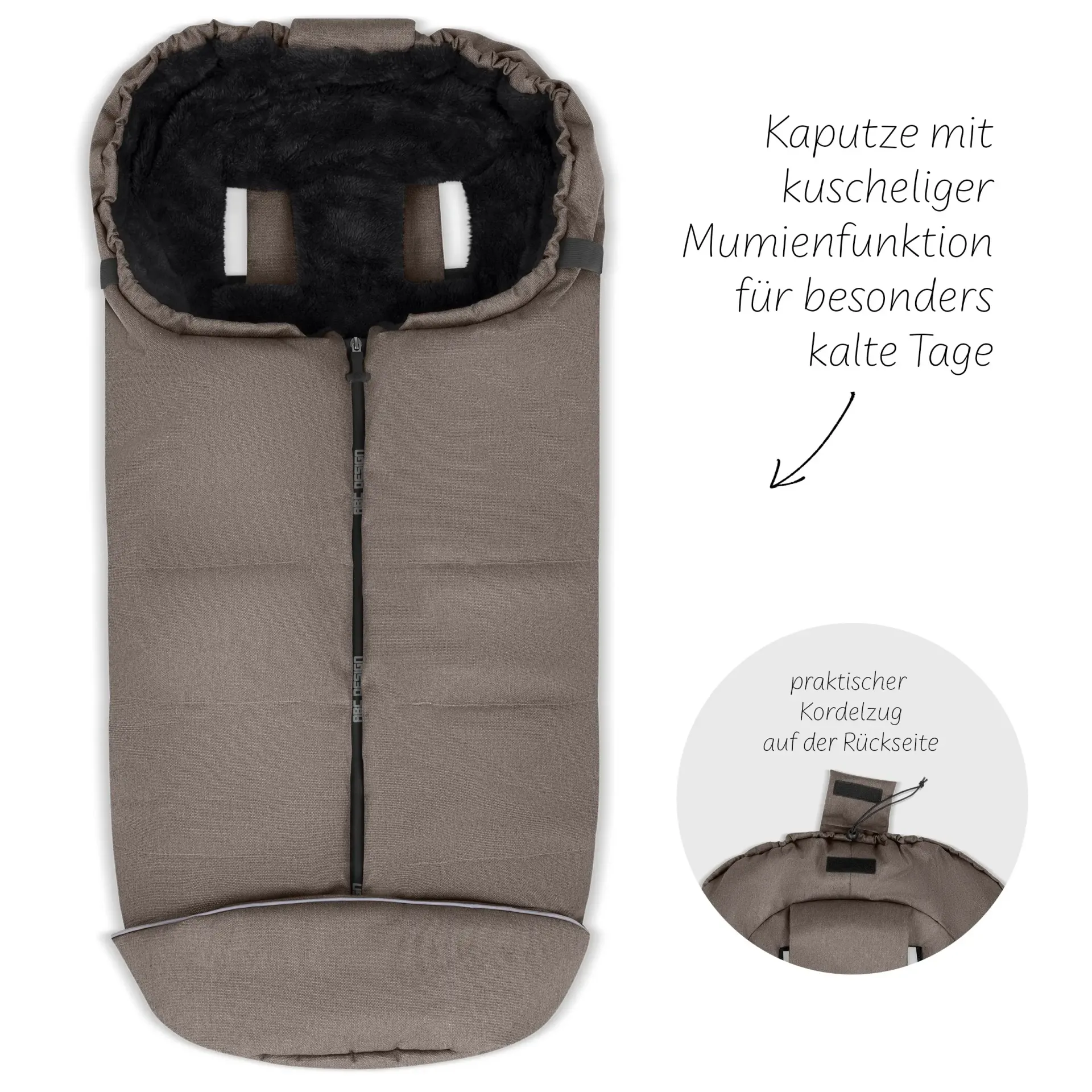 ABC Design Winterfußsack nature