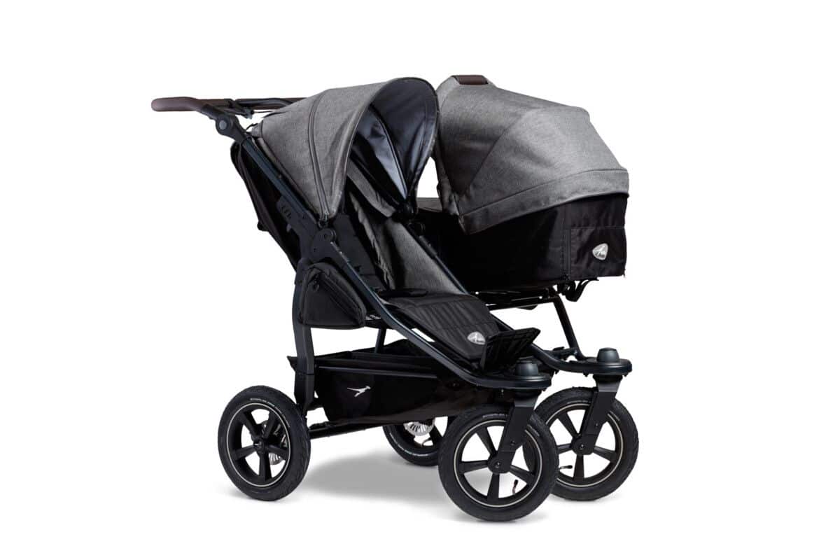 TFK duo 2 Geschwisterwagen Lufträder Premium Grau – TFK duo 2 Geschwisterwagen Lufträder Premium Grau bei babybrands.de kaufen ✓ sicher, einfach & bequem online bestellen ✓