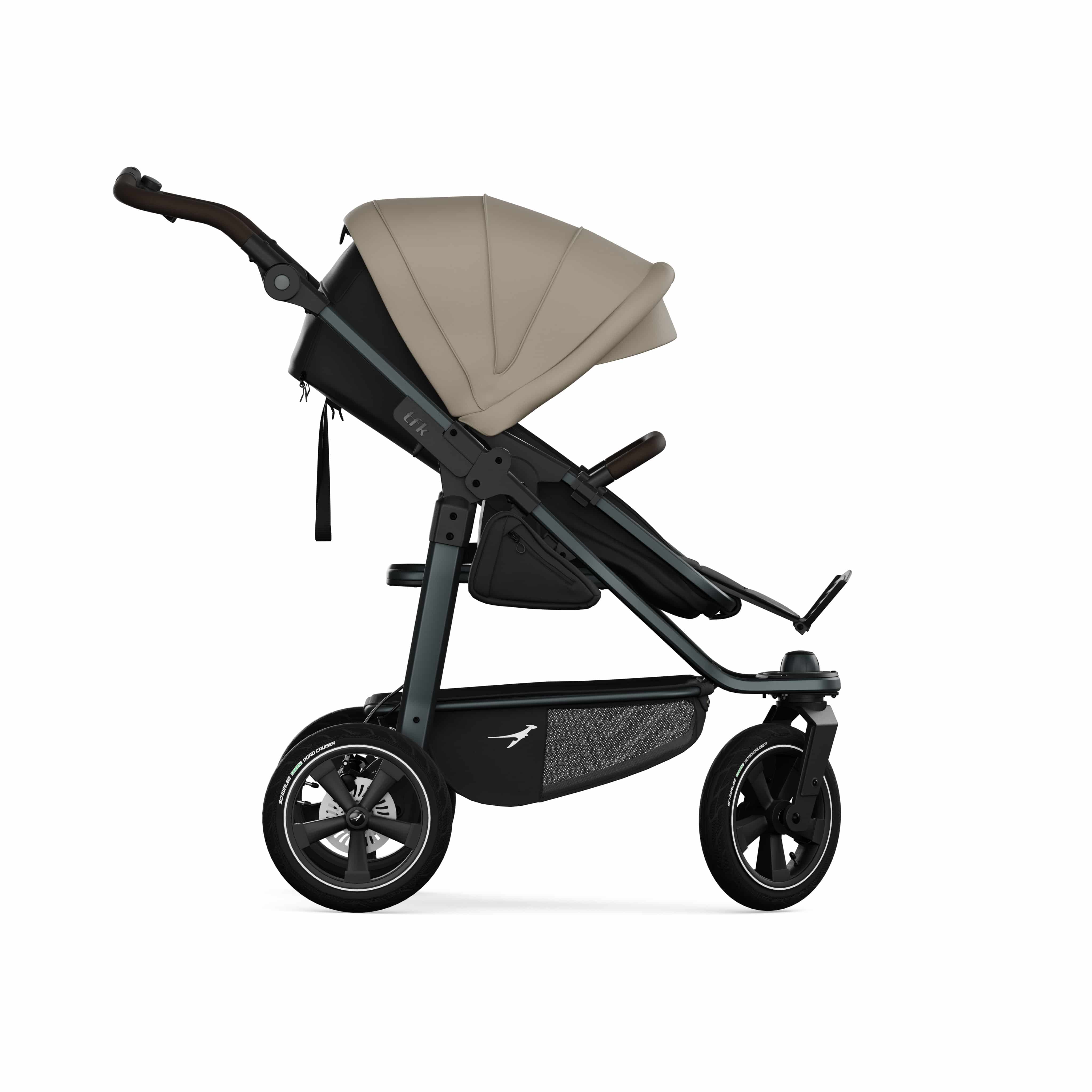 TFK Mono 3 Kombikinderwagen Luftrad Set - Sand