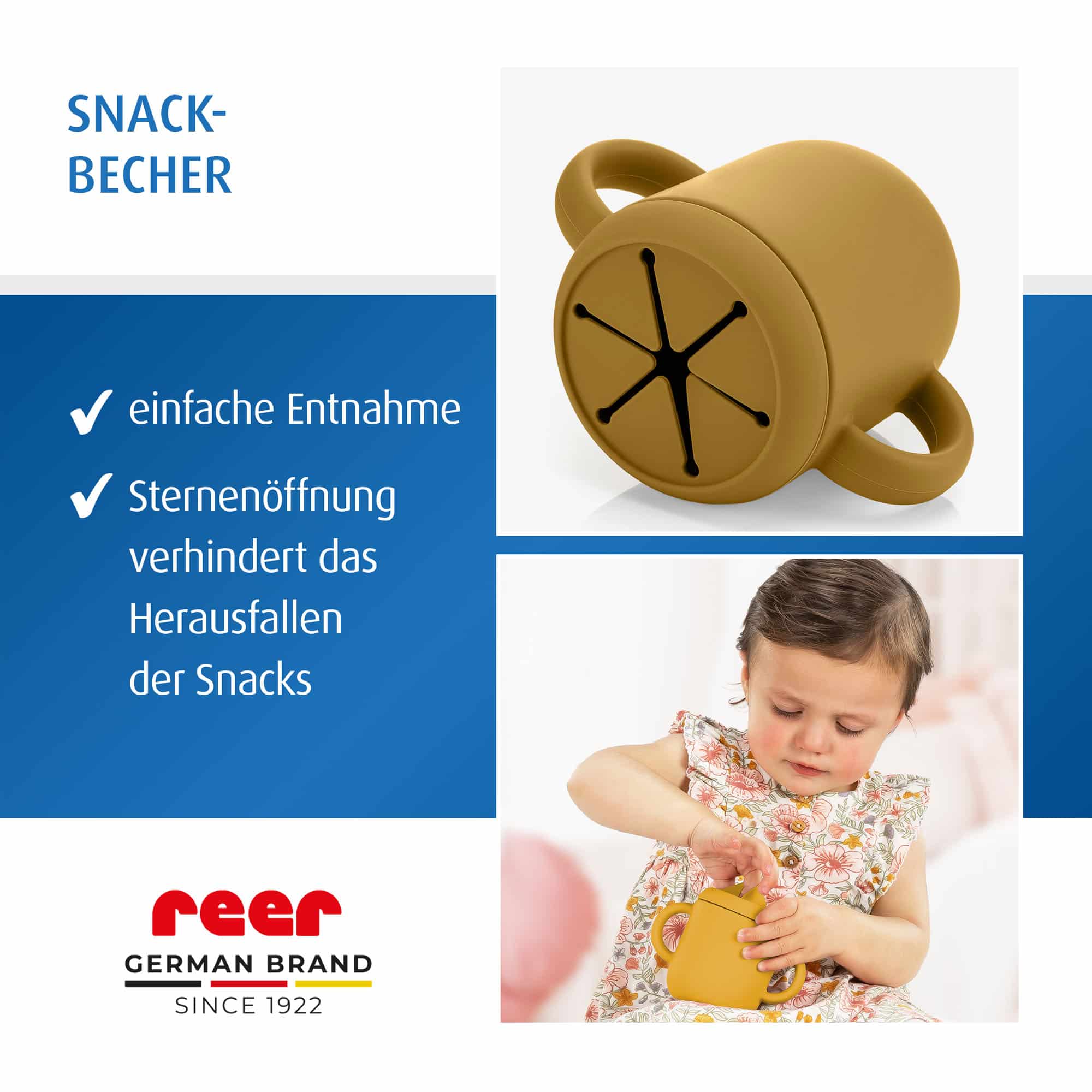 Reer 2in1 Trink- & Snackbecher