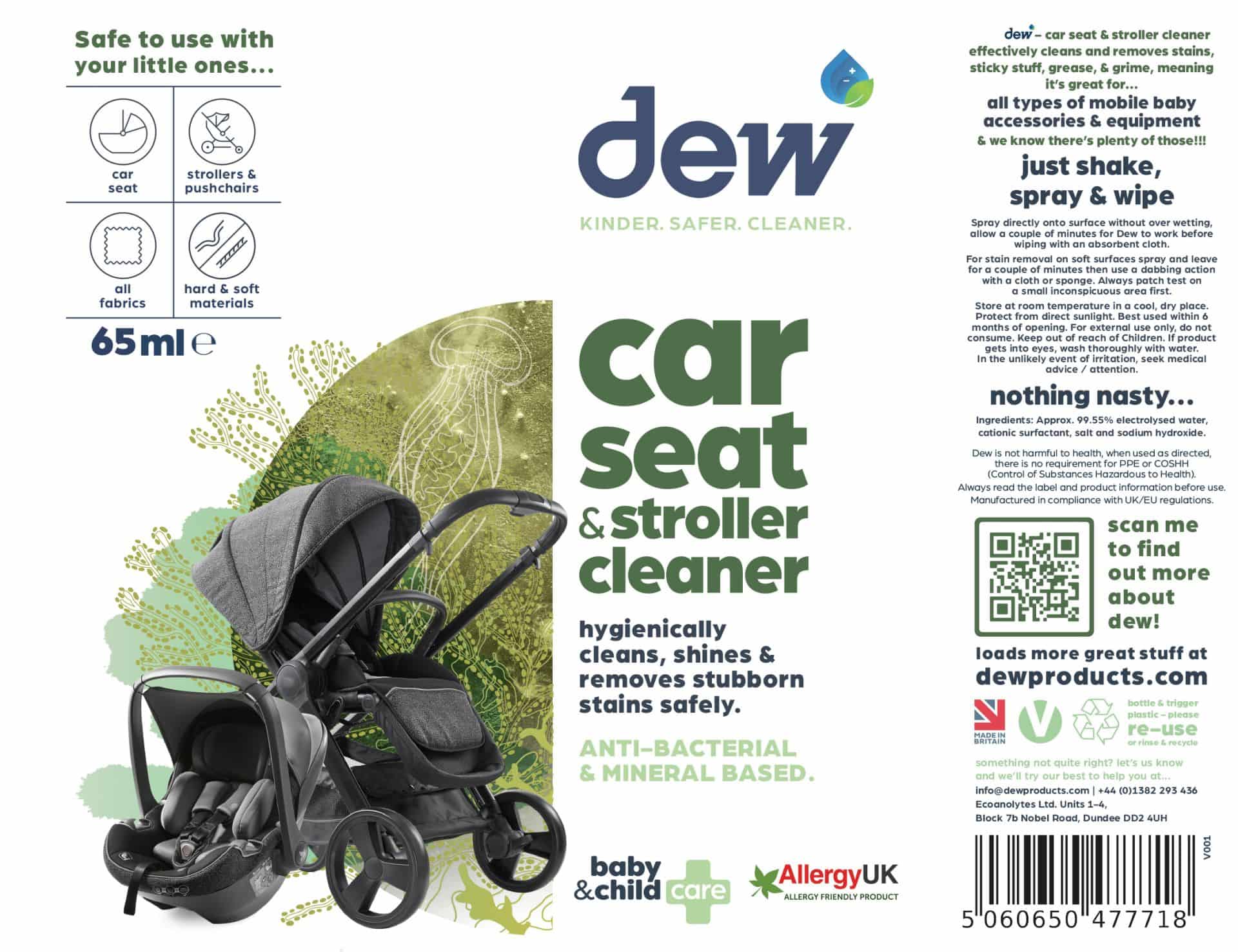 TFK by dew - Autositz und Kinderwagen Reiniger (65ml)