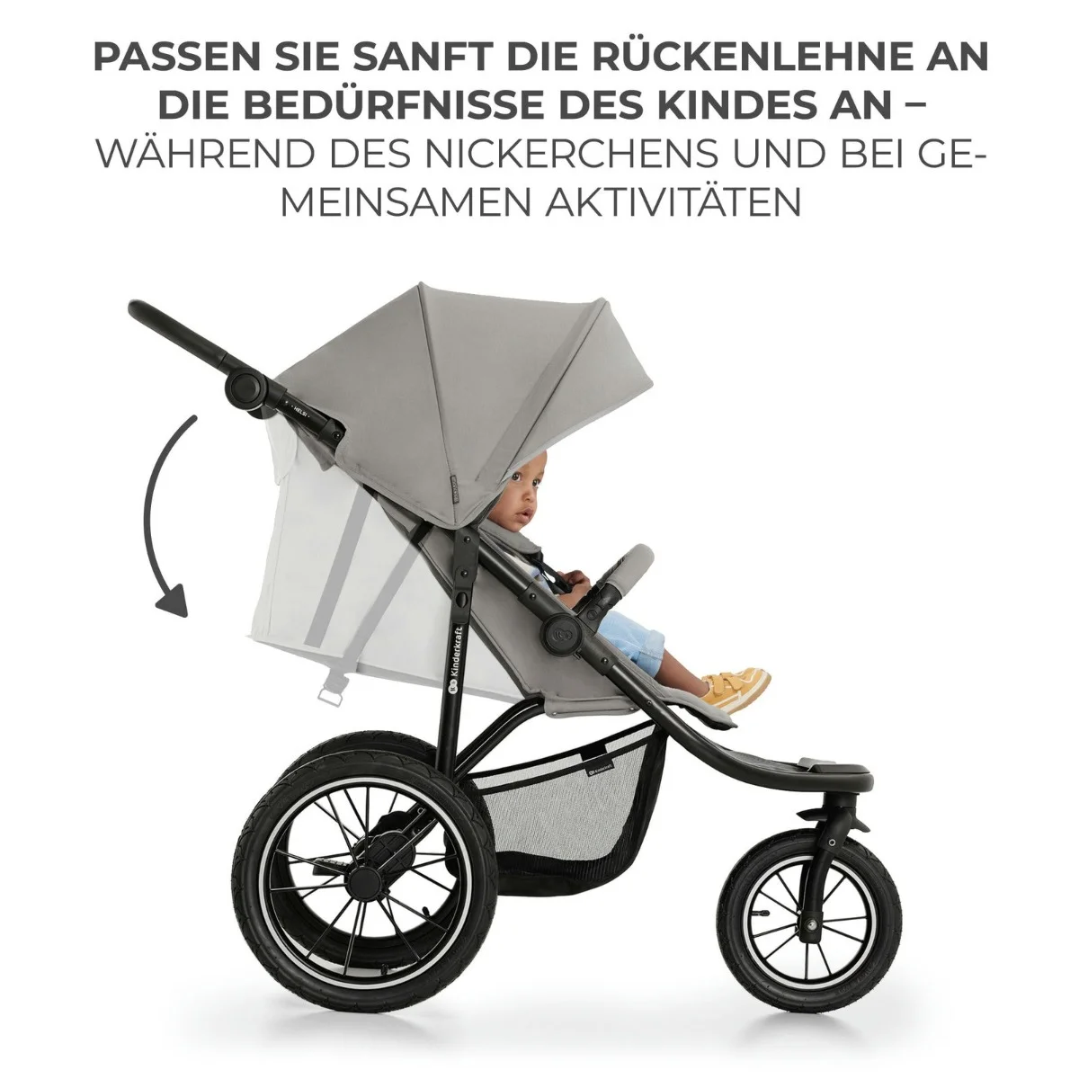 Kinderkraft Sortwagen 3 Räder HELSI 2 Grey