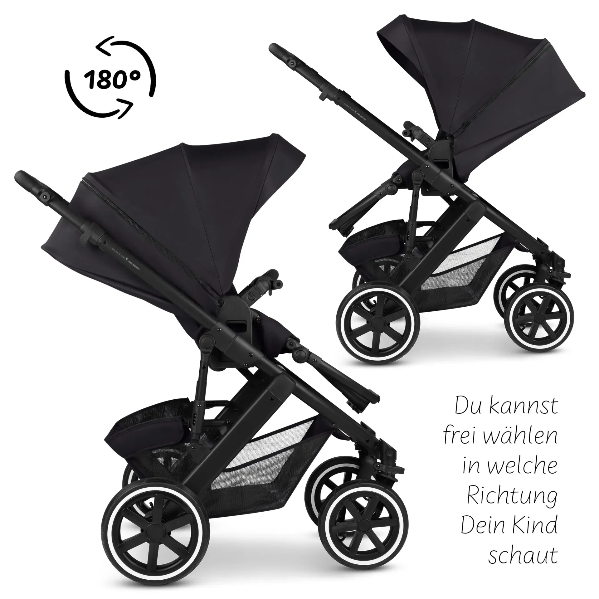 ABC Design Salsa 5 Air coal - Kinderwagen