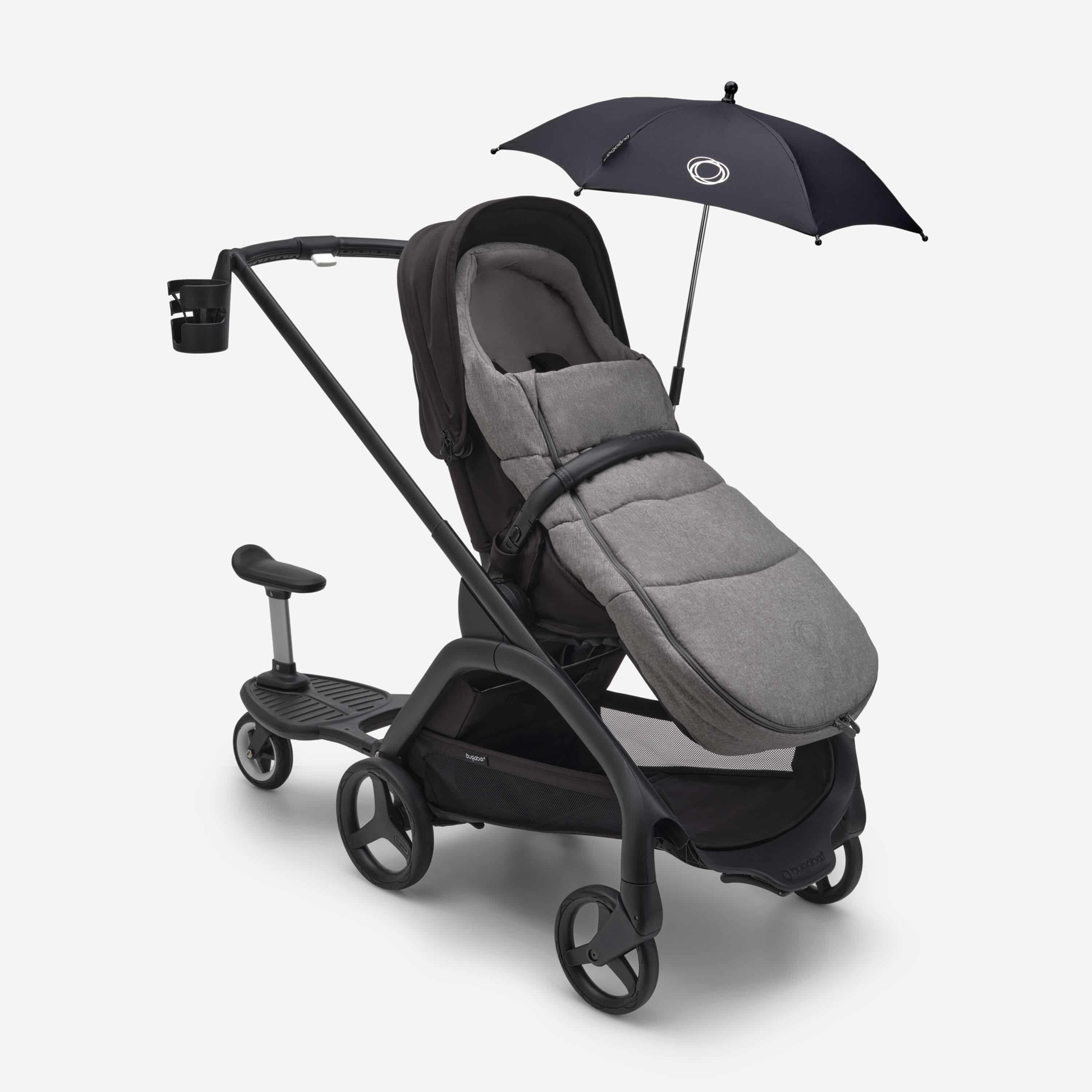 Bugaboo Dragonfly Kinderwagen dunkles kirschrot