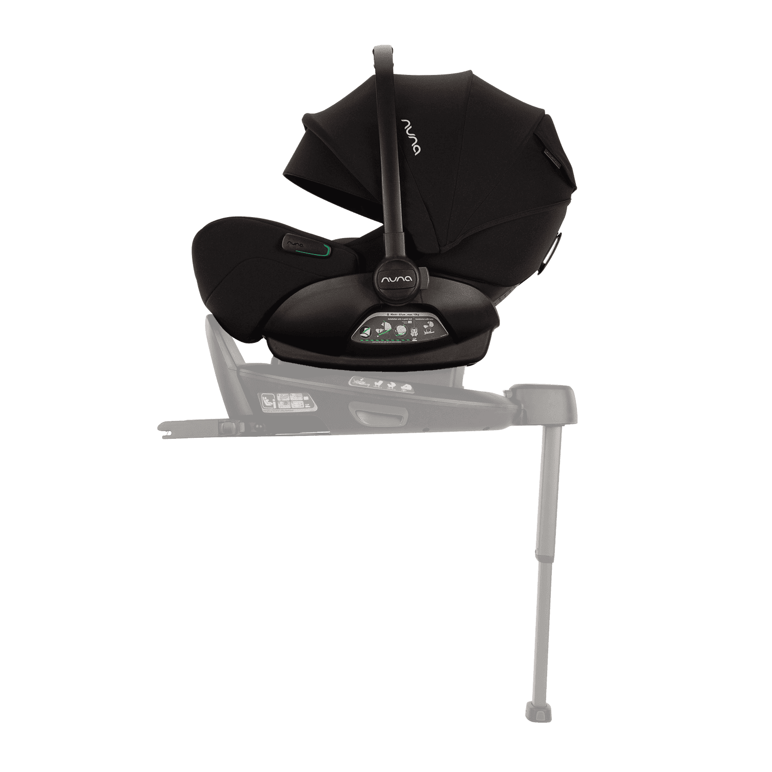 Nuna Arra flex i-size Babyschale Caviar