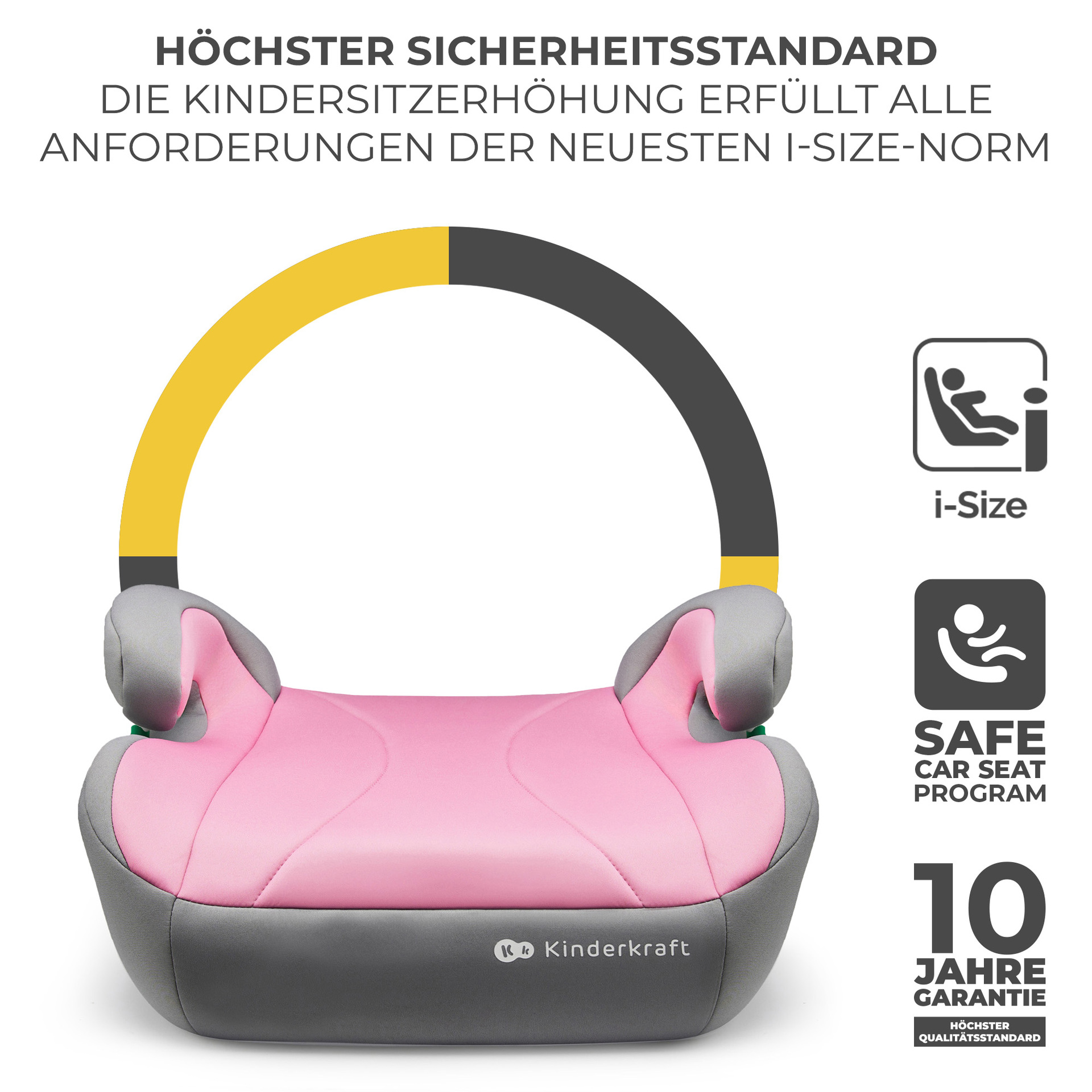 Kinderkraft I-BOOST Pink - Sitzerhöhung