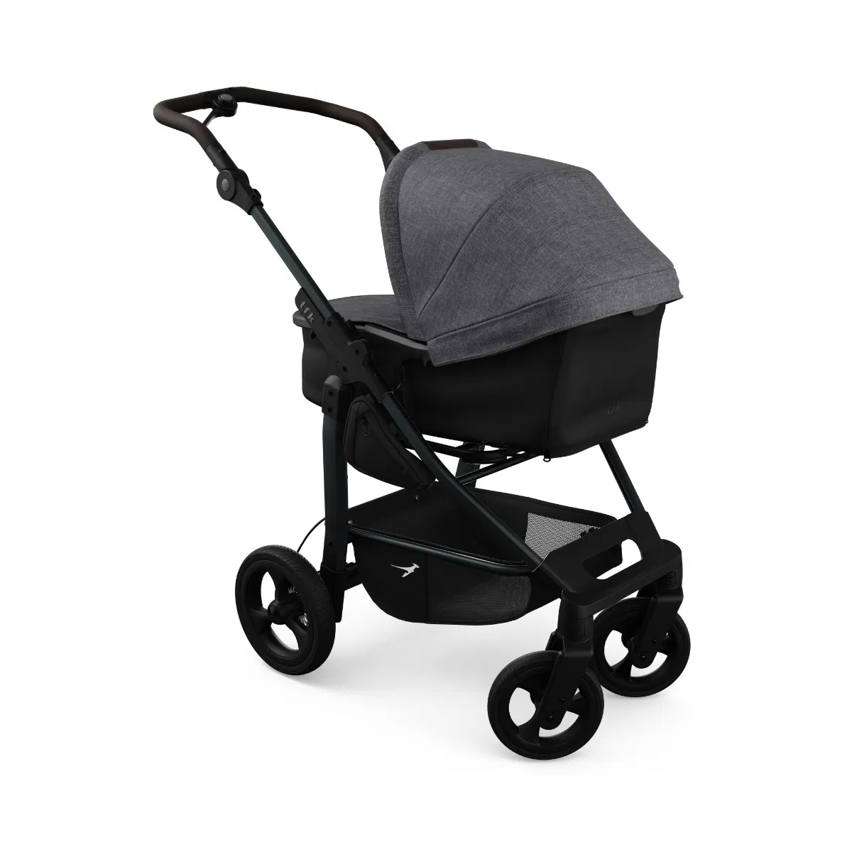 TFK Mono 4 Kombikinderwagen Luftkammer Radset Premium Grau