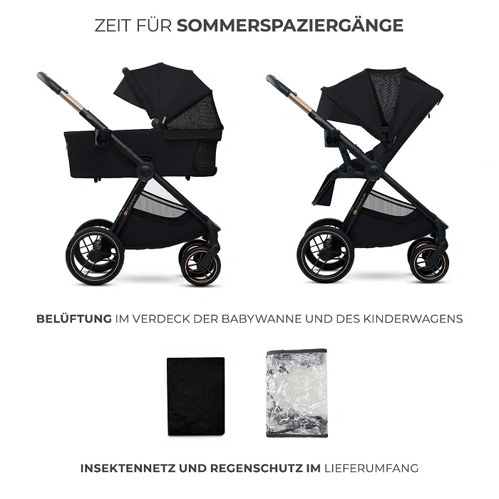 Kinderkraft Nea 2 Kombikinderwagen schwarz