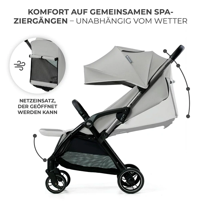 Kinderkraft Apino dove grey Buggy