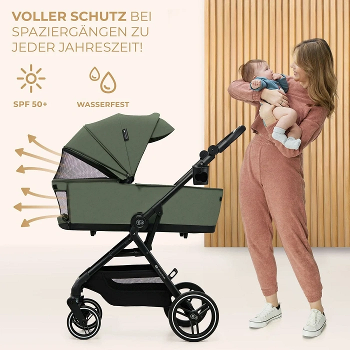 Kinderkraft Kombikinderwagen YOXI 2IN1 Green