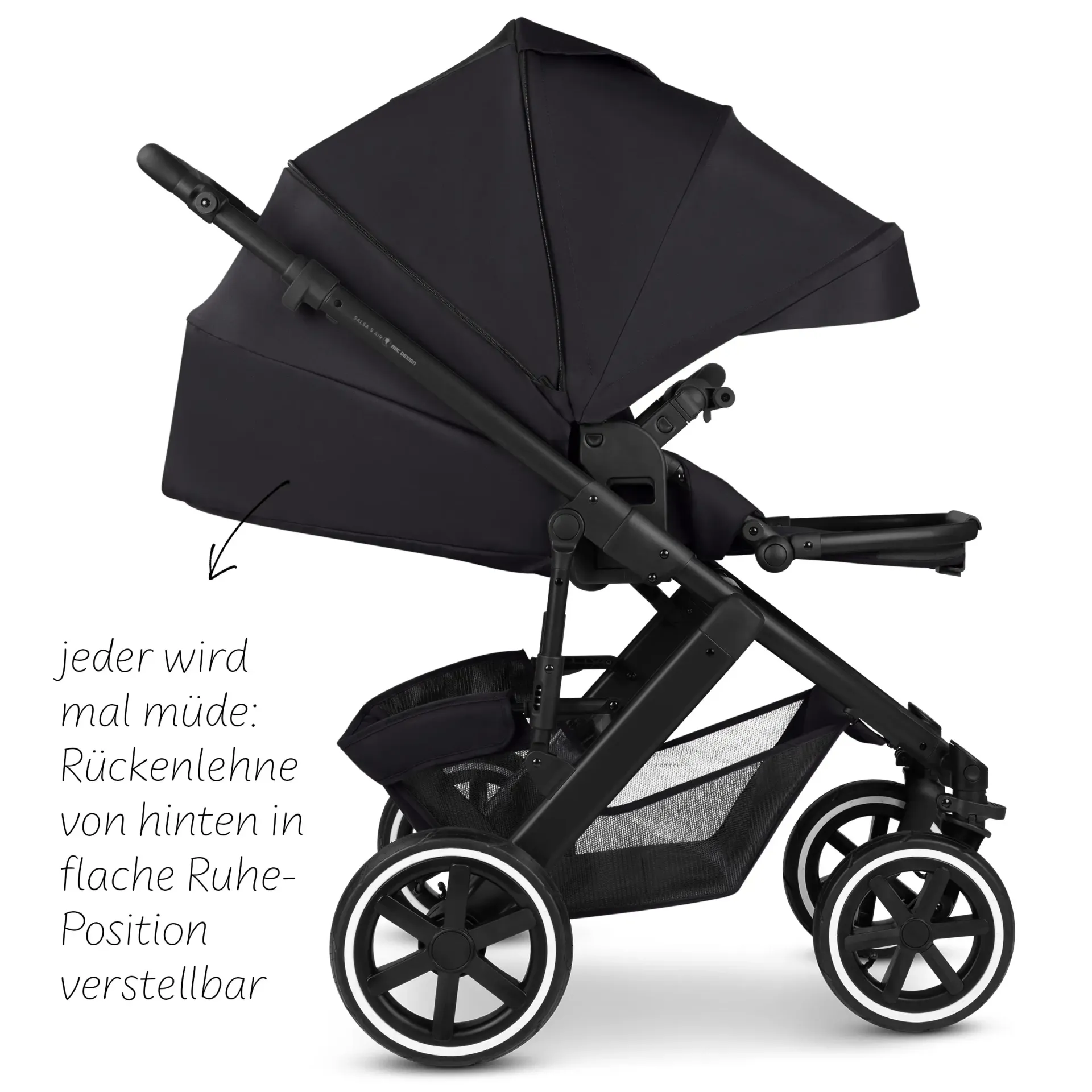 ABC Design Salsa 5 Air coal - Kinderwagen