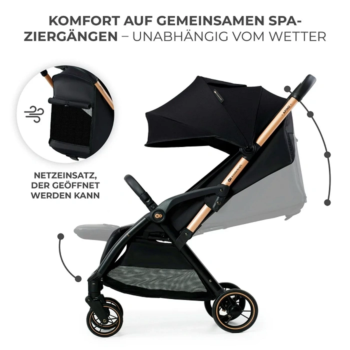 Kinderkraft Apino raven black Buggy