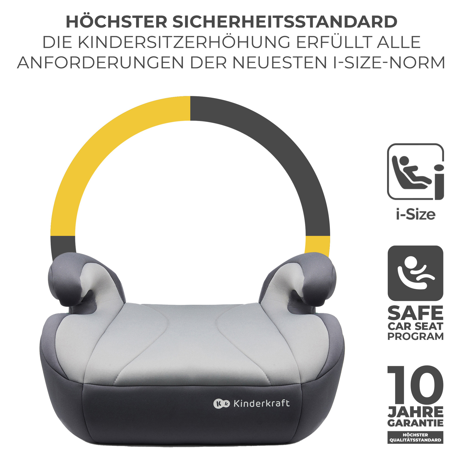 Kinderkraft I-BOOST Grey - Sitzerhöhung