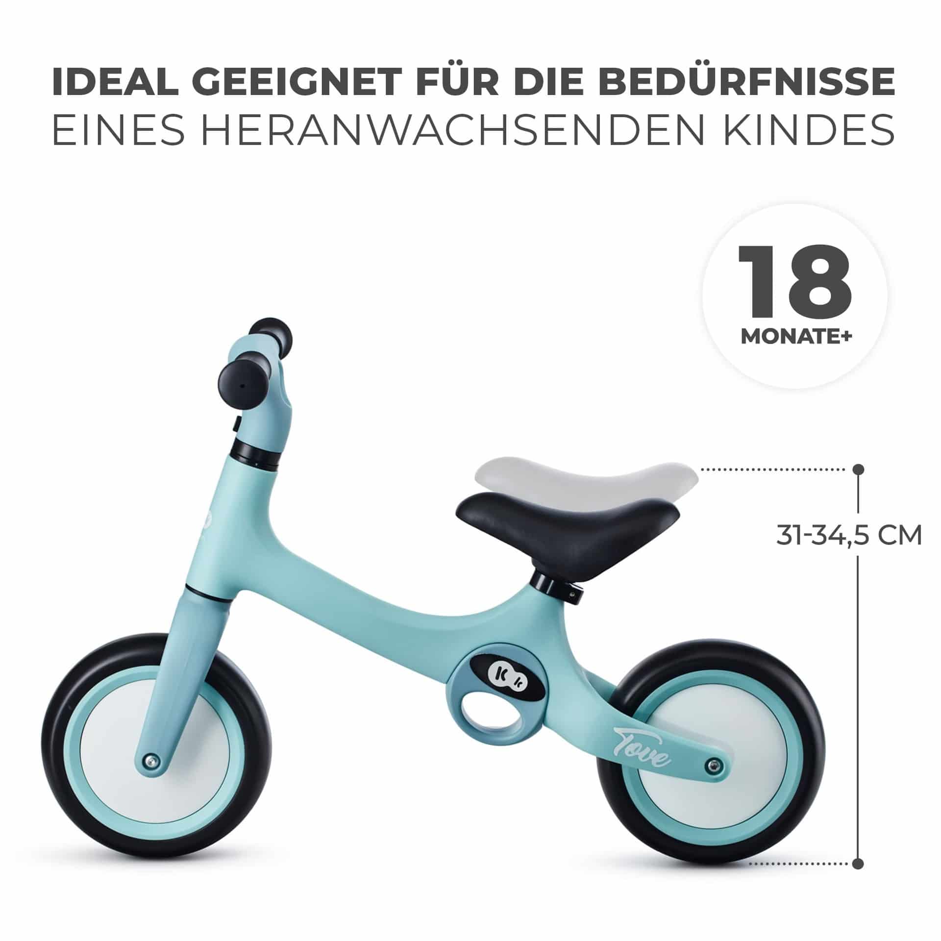 Kinderkraft Balance Bike TOVE Summer Mint - Laufrad