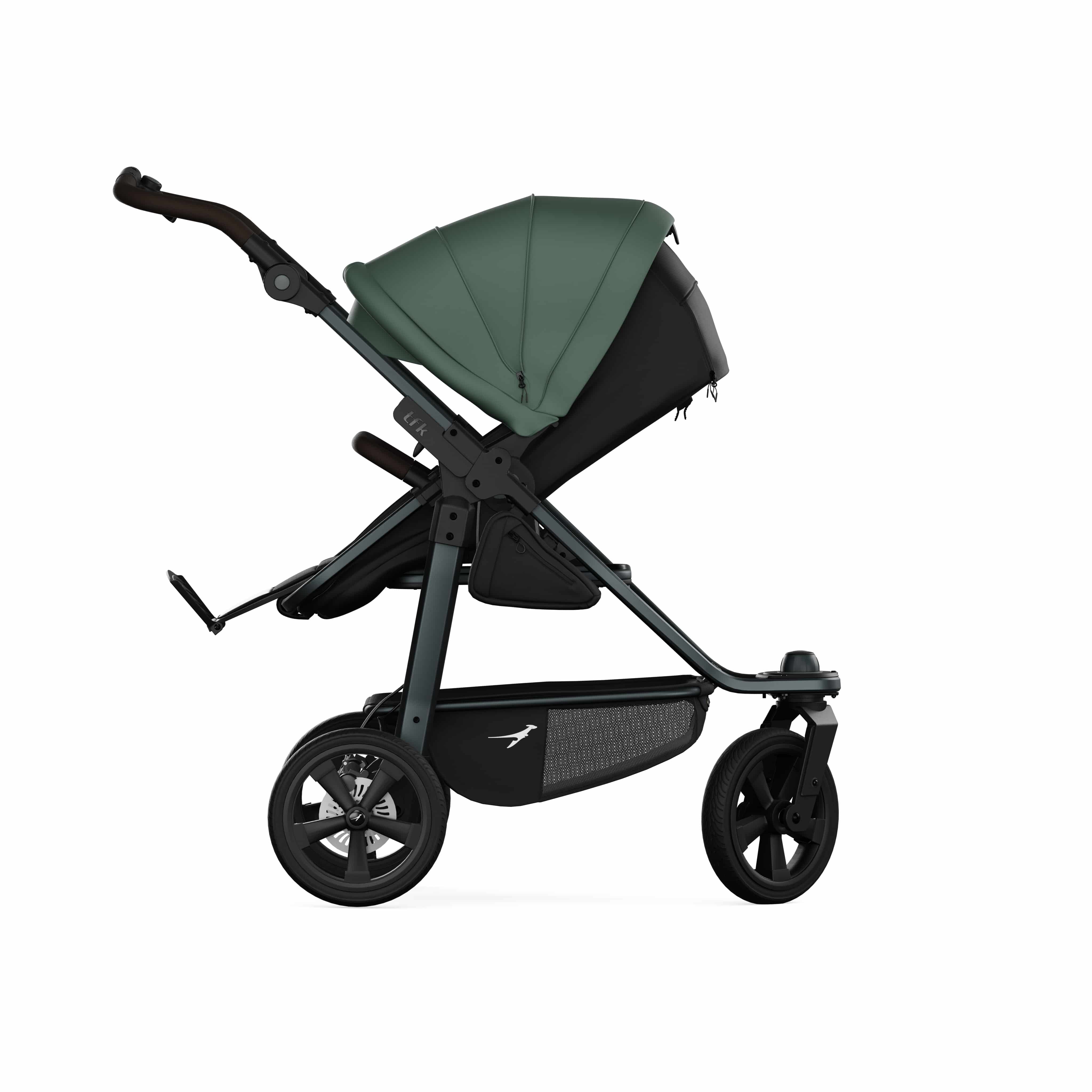 TFK Mono 3 Kombikinderwagen Luftkammer Radset - Olive