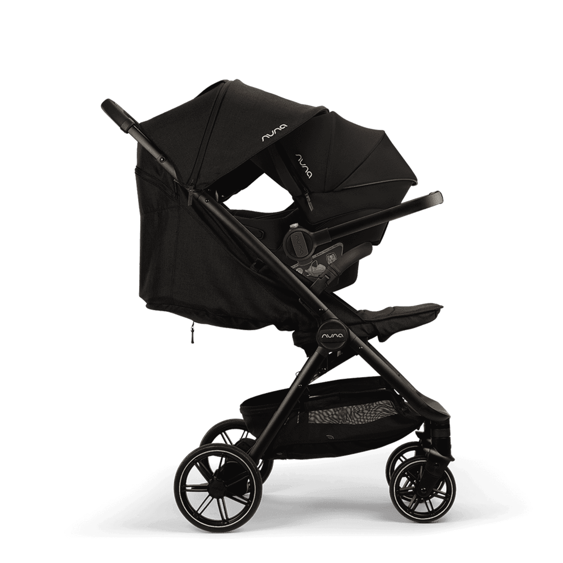 Nuna TRVL lx Caviar Buggy