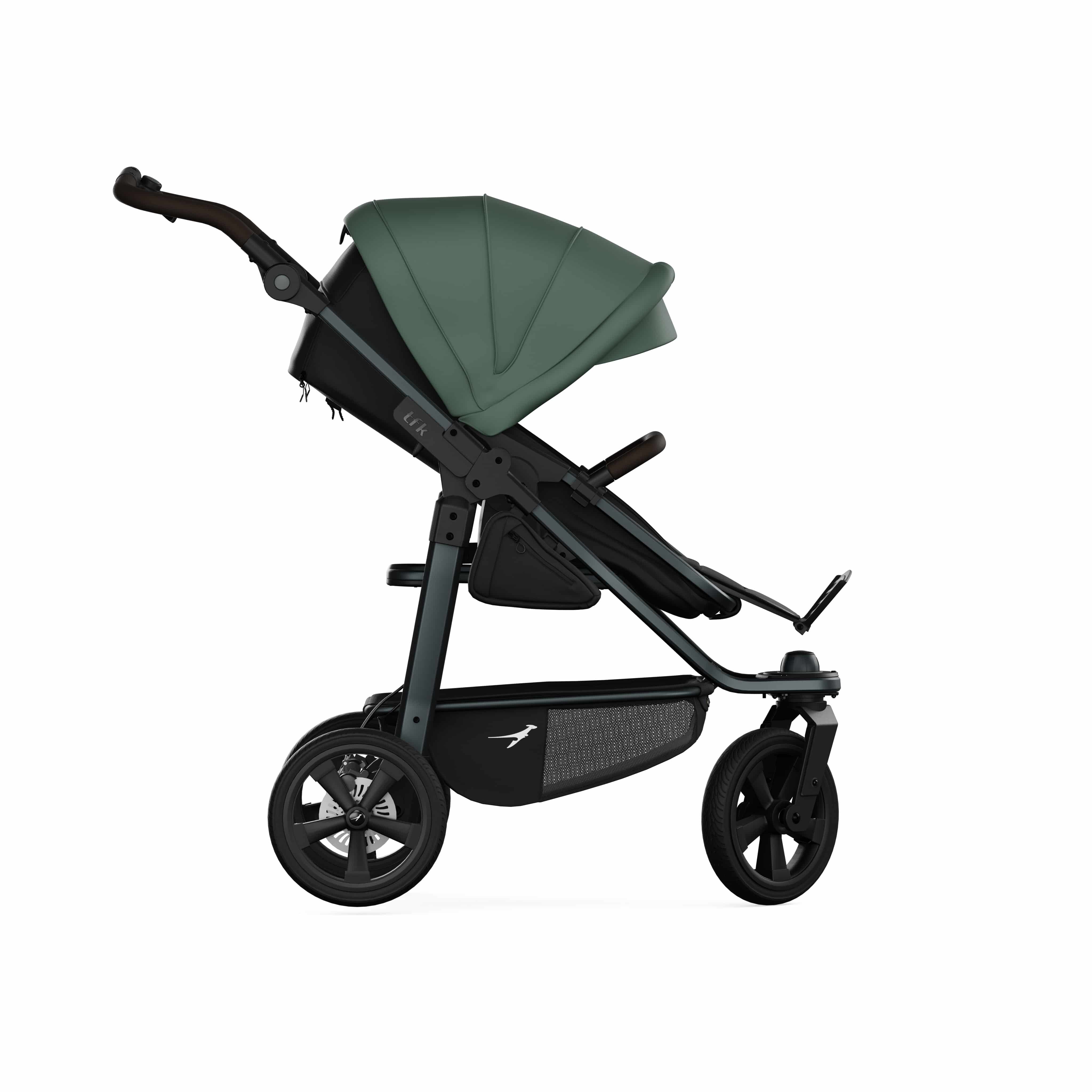 TFK Mono 3 Kombikinderwagen Luftkammer Radset - Olive