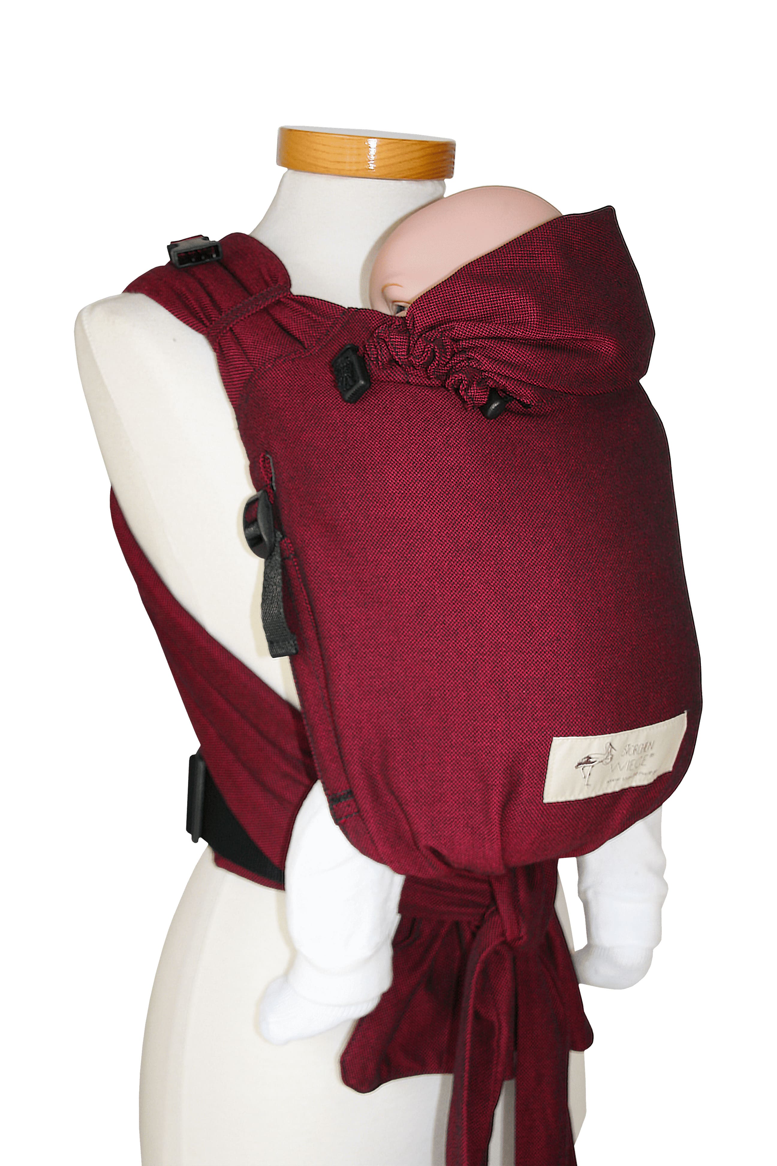 Storchenwiege Baby Carrier - bordeaux