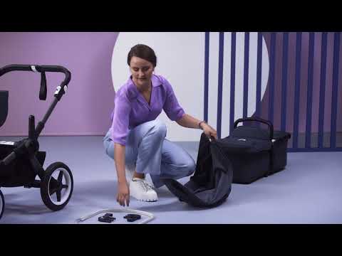 Bugaboo Donkey5 Duo schwarz/grau meliert - Geschwisterwagen